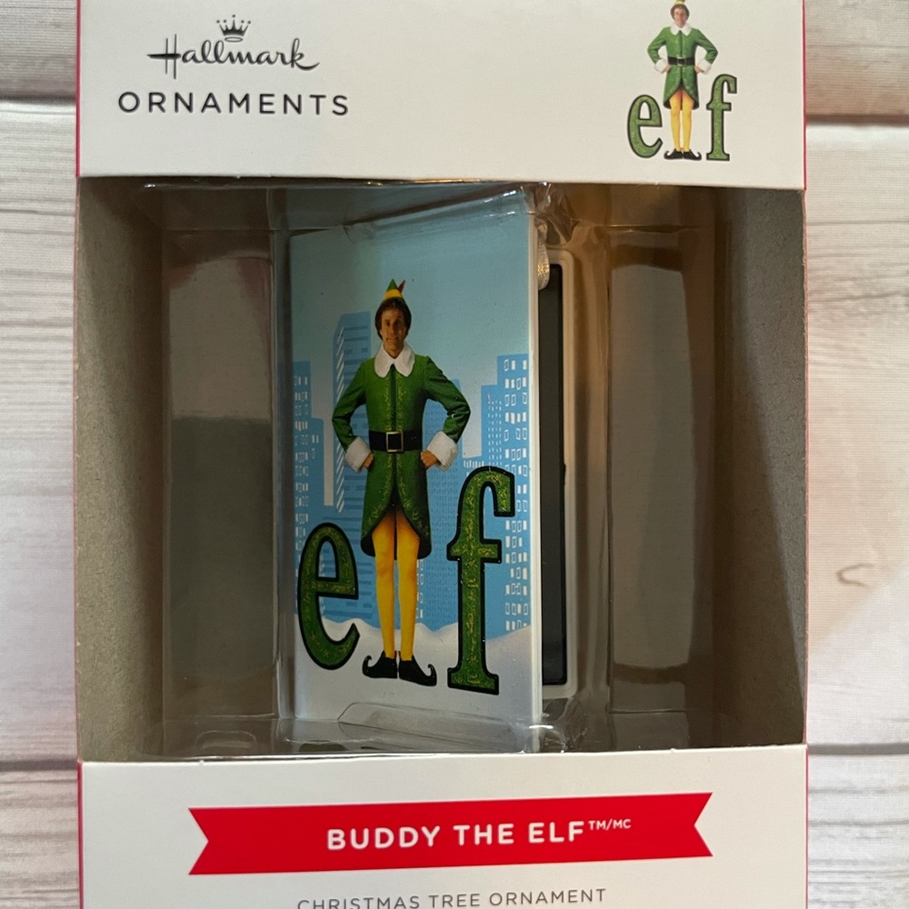 2021 Hallmark VHS Buddy the Elf Ornament